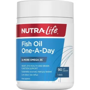 NutraLife Fish Oil One-A-Day Concentrated Odourless Caps