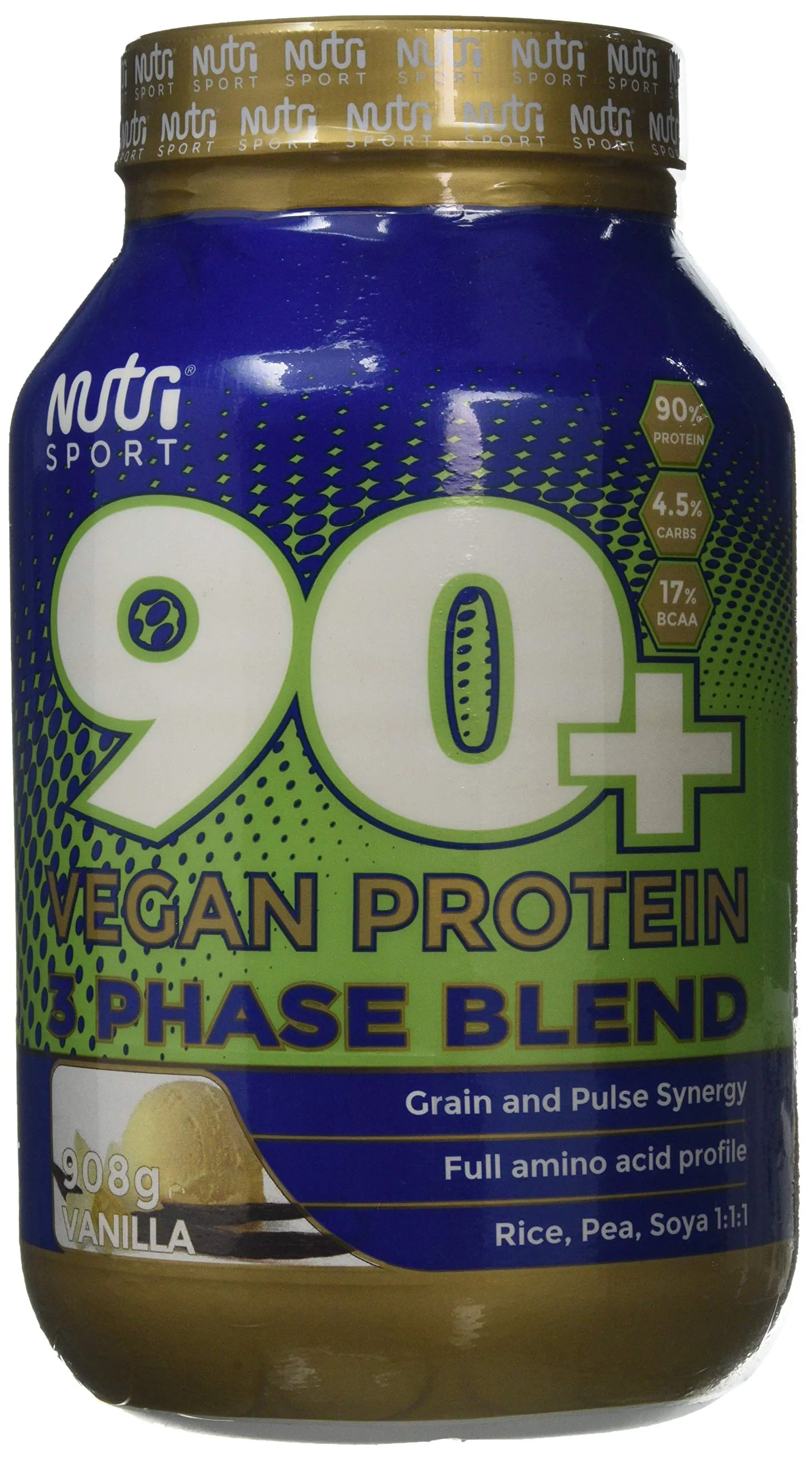 Nutrisport 90  Vegan Protein Vanilla 908g