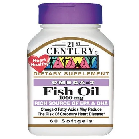 Omega 3 Fish Oil 1000 mg  (90 Count)