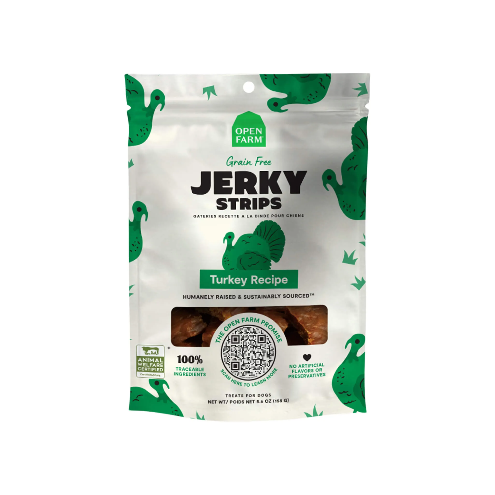 Open Farm Grain-Free Jerky Strips 5.6oz