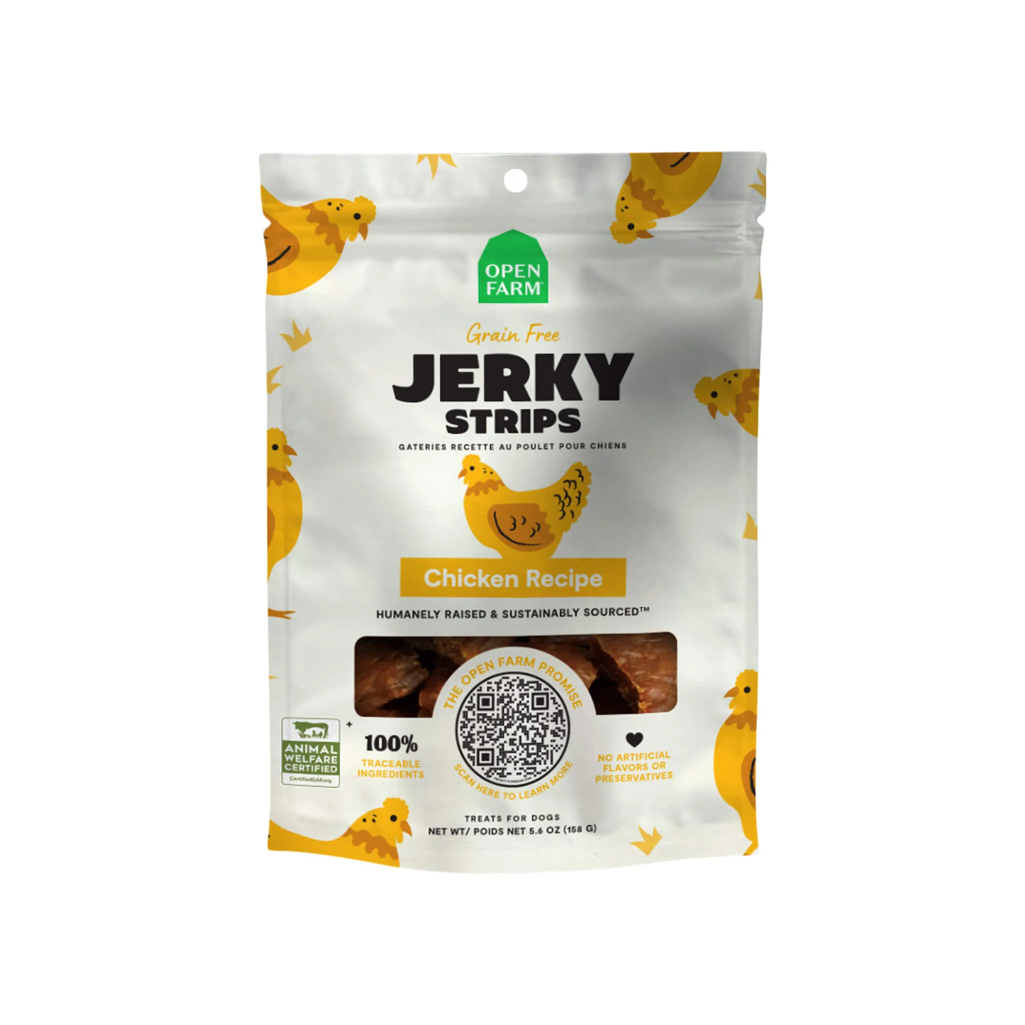 Open Farm Grain-Free Jerky Strips 5.6oz