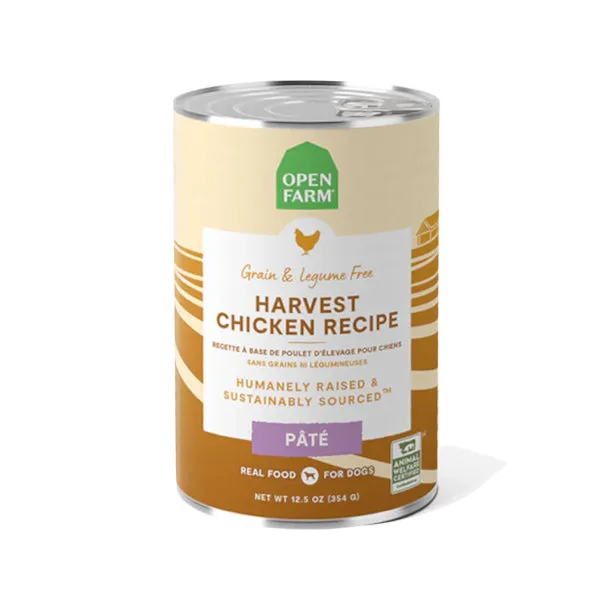 Open Farm Harvest Chicken Pate Can 12.5oz