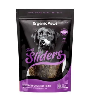 Organic Paws Dehydrated Dogs & Cats Treats (Beef Sliders)