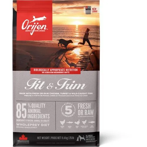 Orijen Fit & Trim Adult Dog Food Grain Free All Breeds 11.4kg