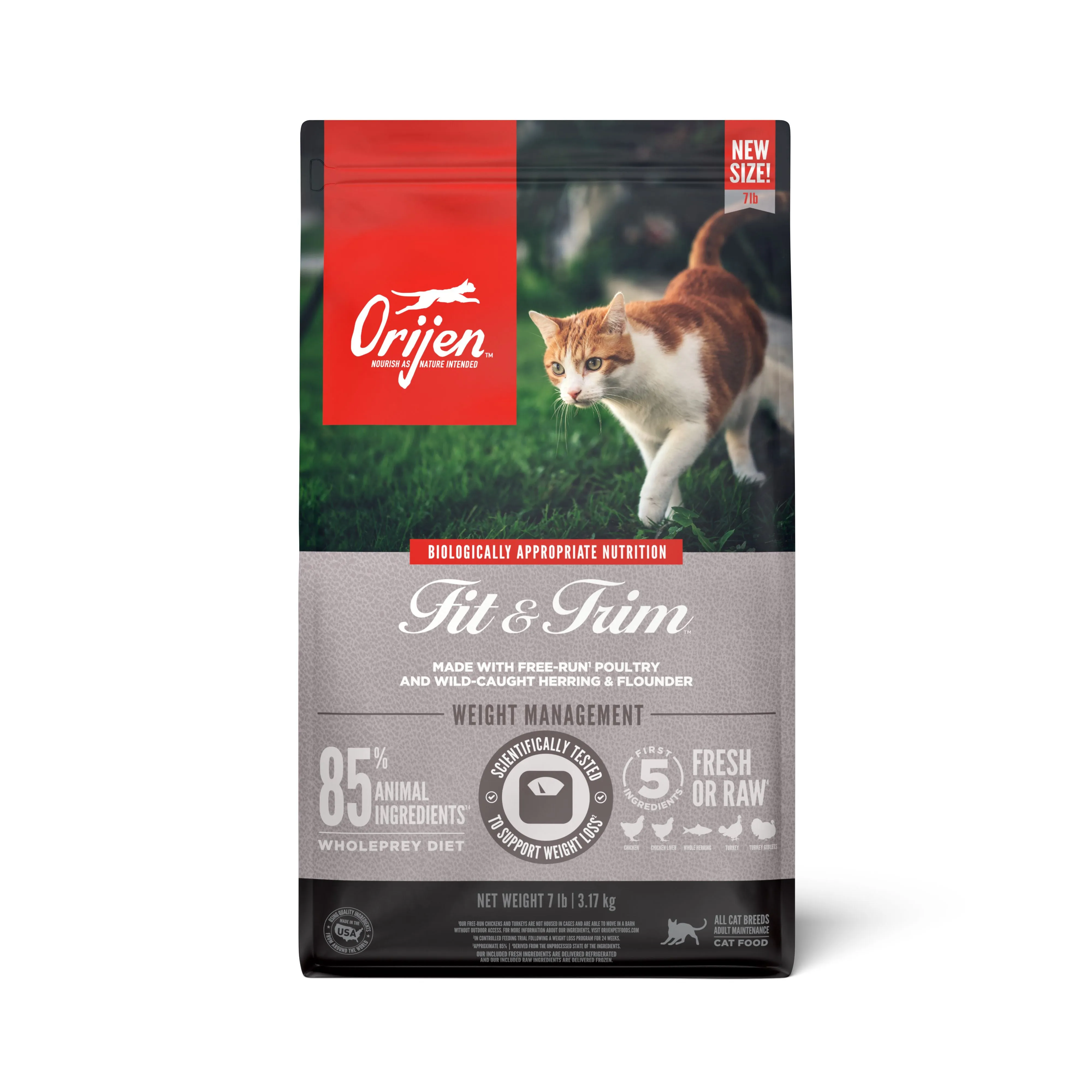 ORIJEN Fit and Trim Biologically Appropriate Dry Cat Food 3.17kg^^^