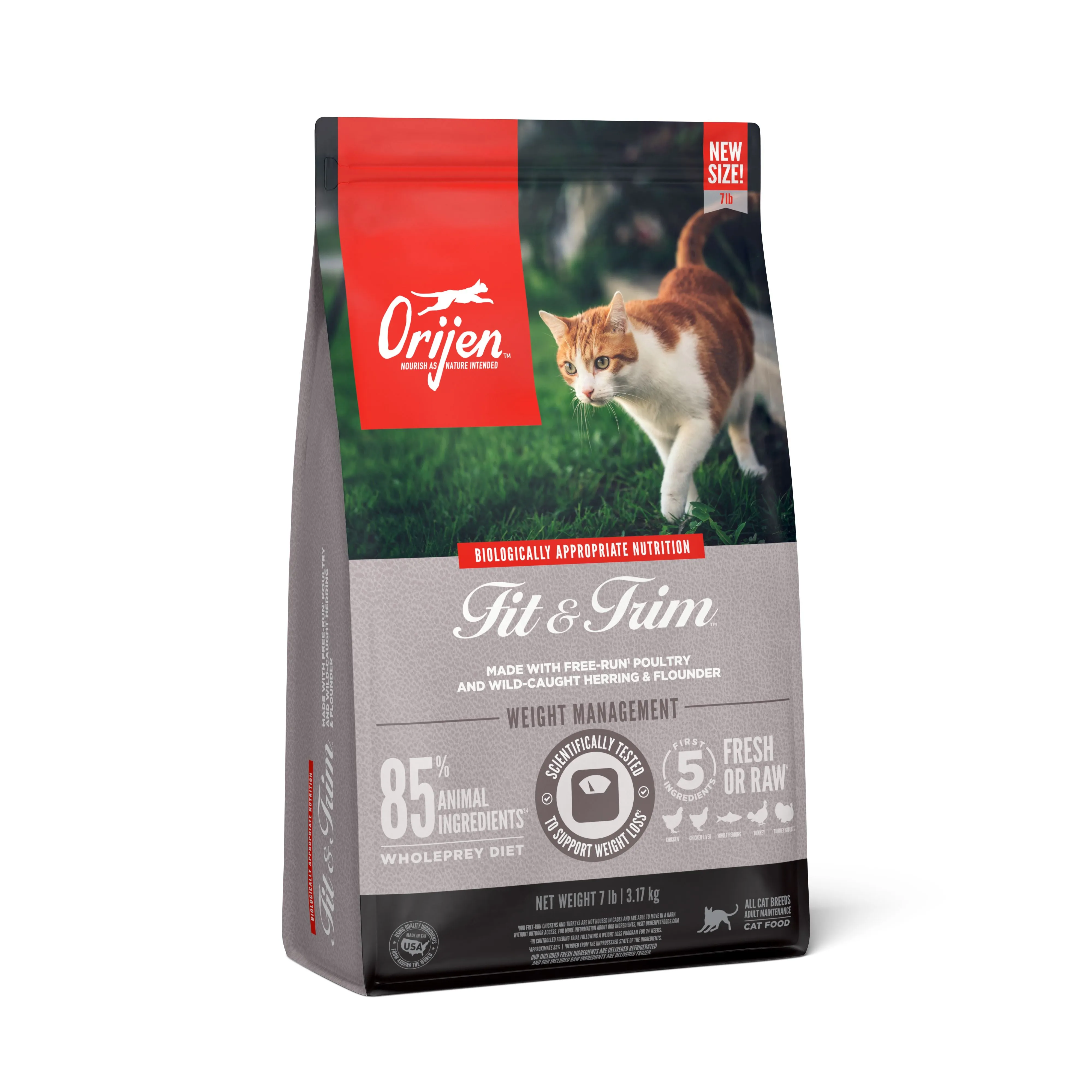 ORIJEN Fit and Trim Biologically Appropriate Dry Cat Food 3.17kg^^^