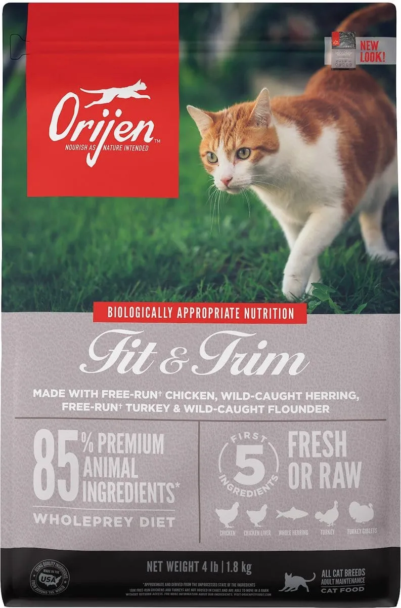 ORIJEN Grain Free Fit & Trim Dry Cat Food