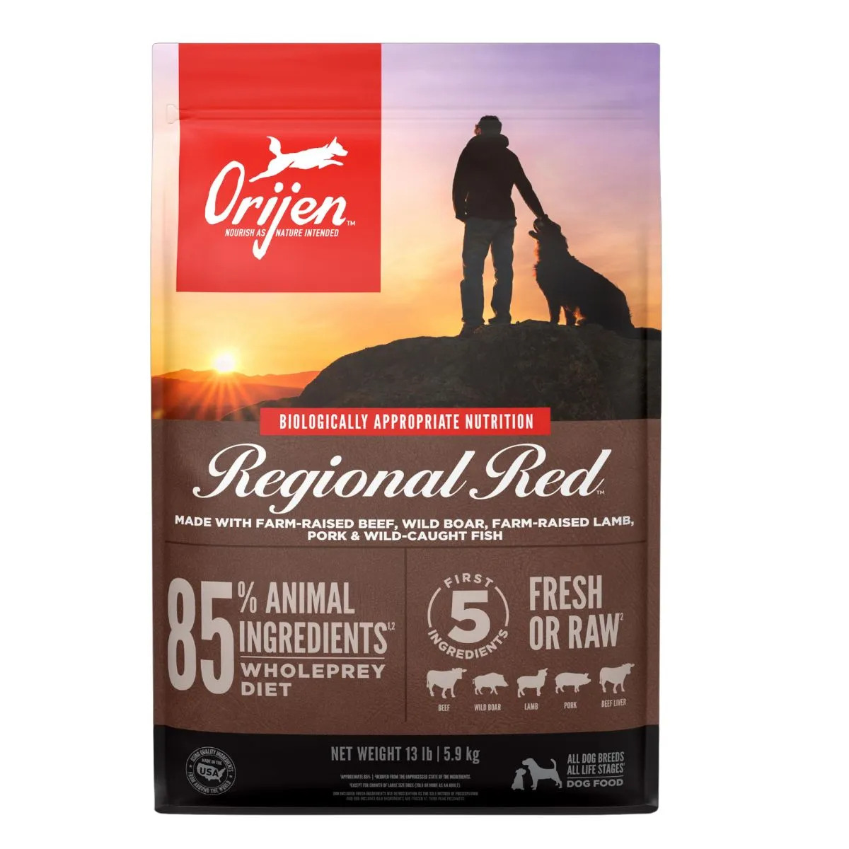 Orijen Regional Red Dry Dog Food 13lb