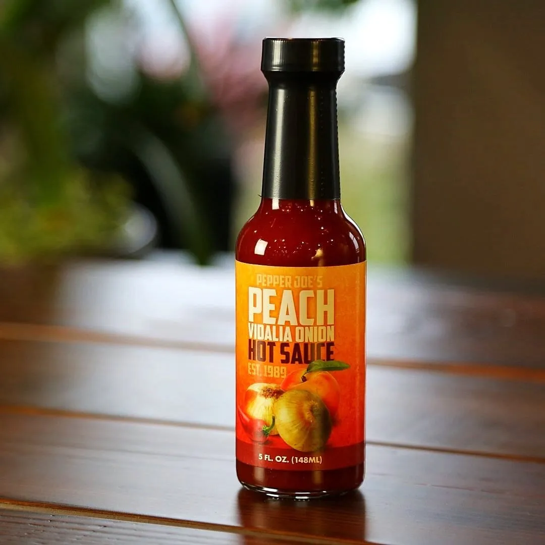 Peach Vidalia Onion Hot Sauce