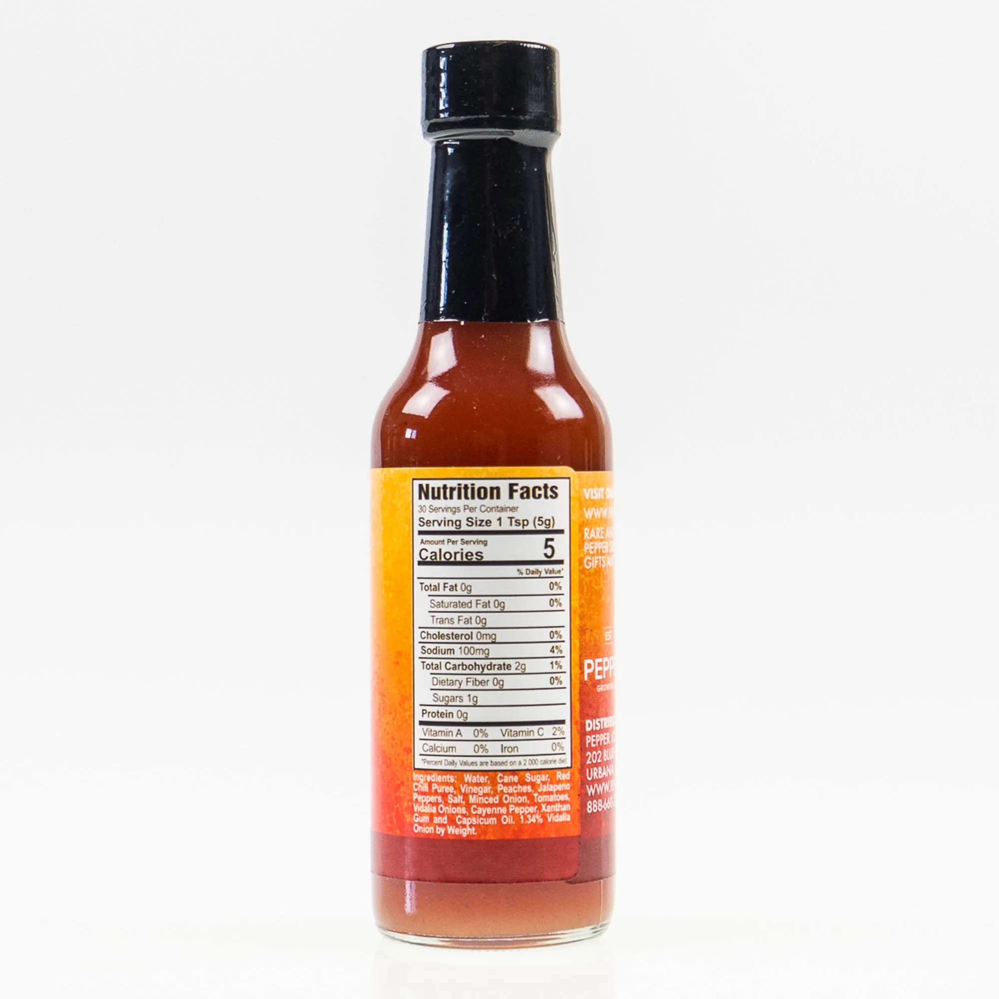 Peach Vidalia Onion Hot Sauce