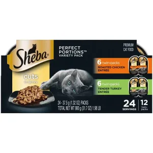 Perfect Portions Wet Cat Food Variety 12 Pack