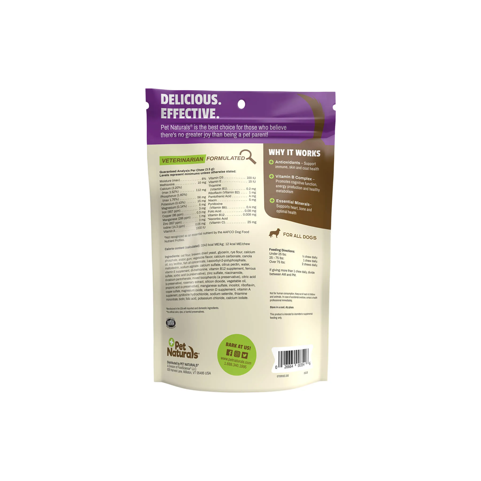 Pet Naturals Daily Multivitamin for Dogs