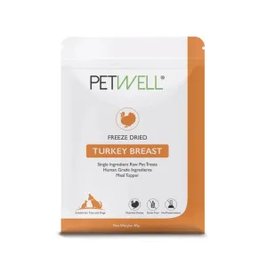 PetWell Freeze Dried Turkey Breast