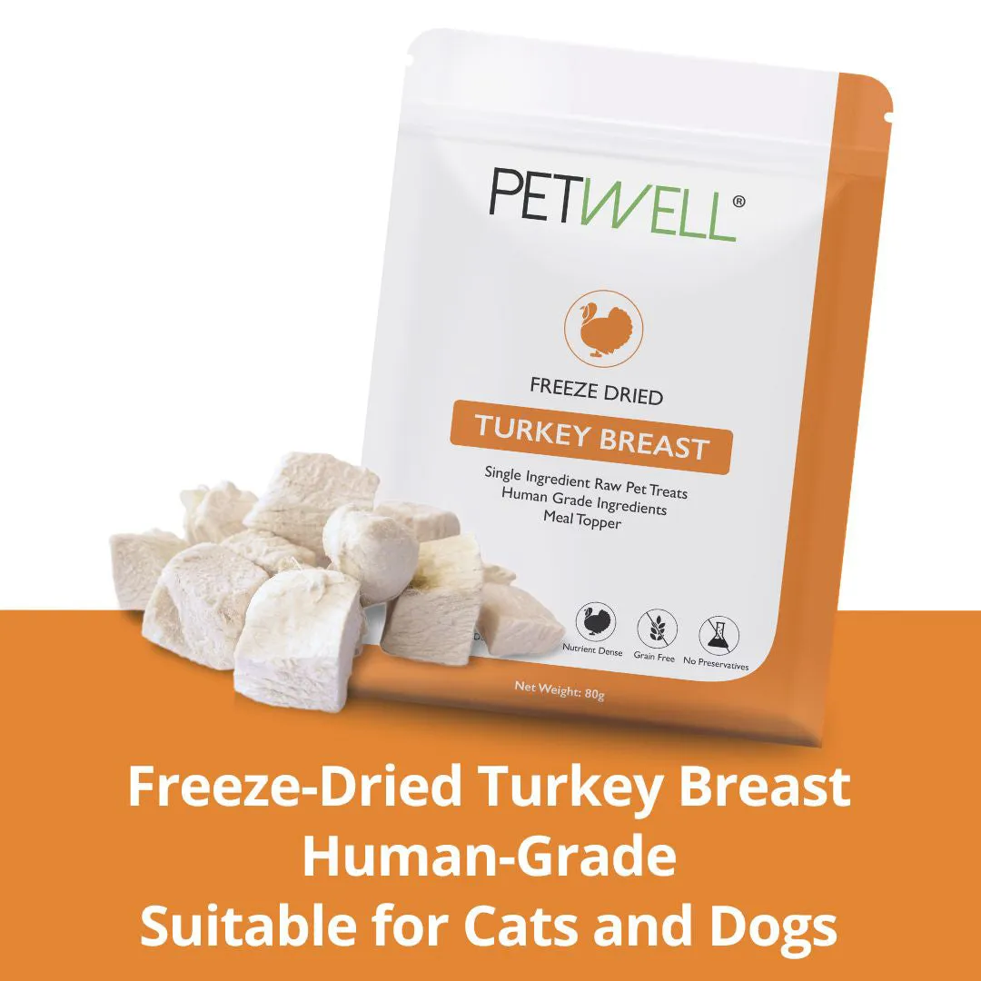 PetWell Freeze Dried Turkey Breast