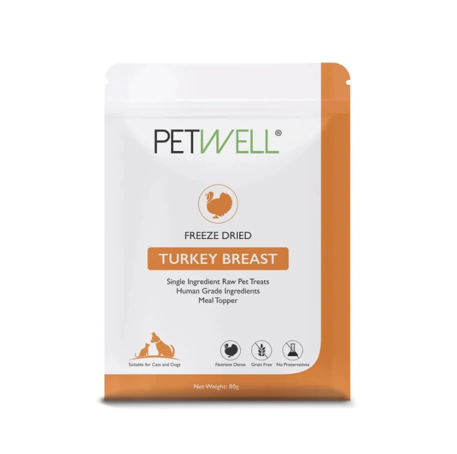 PetWell Freeze Dried Turkey Breast