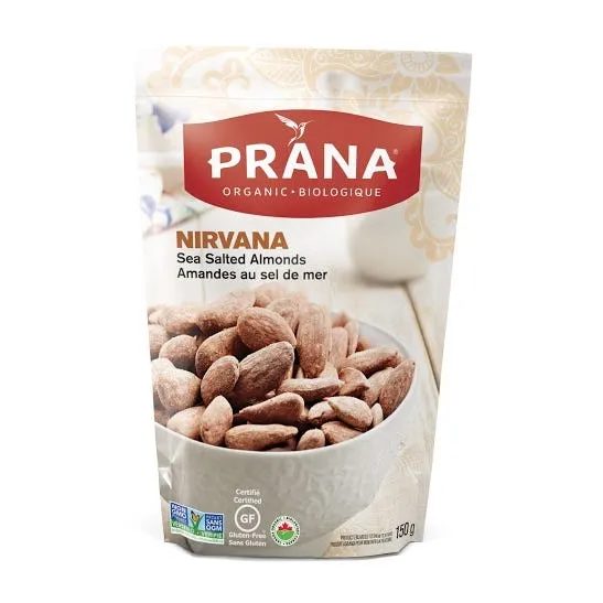 Prana Nirvana Sea Salted Almonds (150g)