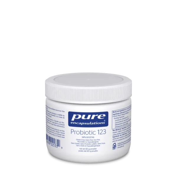 Pure Encapsulations Probiotic 123 (Dairy Free) 80g