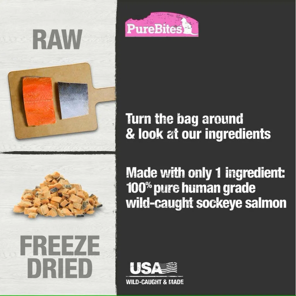 PureBites Freeze Dried Salmon Treats for Cats