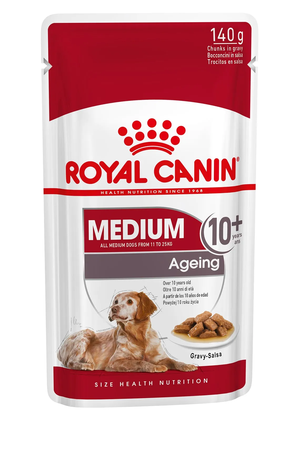 Royal Canin Medium Ageing in Gravy Pouch 140g