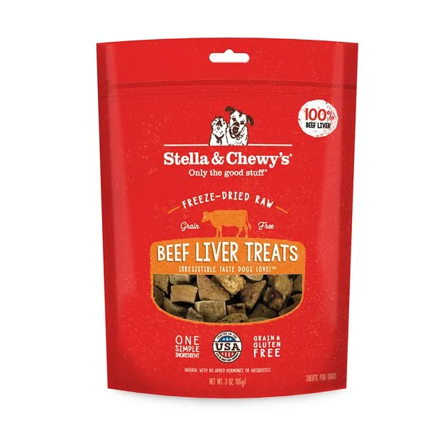 Stella & Chewy's Beef Liver Treats 3 oz.