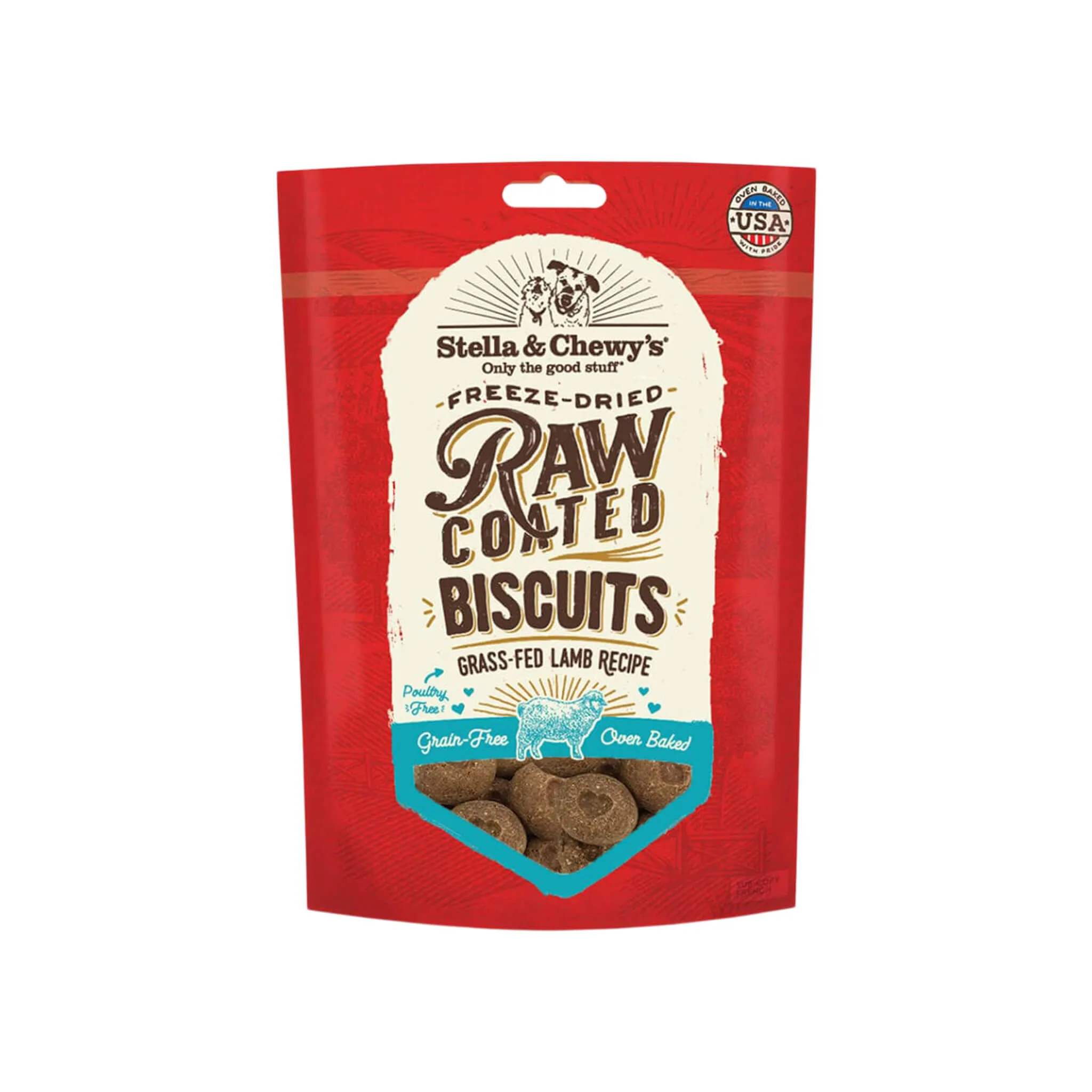 Stella & Chewy's Raw Coated Biscuit Freeze Dried Dog Treat