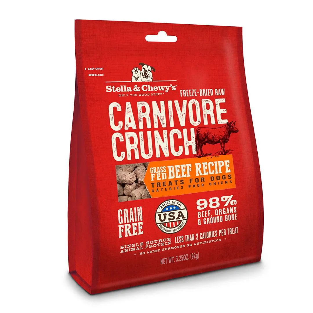 Stella and Chewy's Carnivore Crunch Freeze-Dried Treats for Dogs