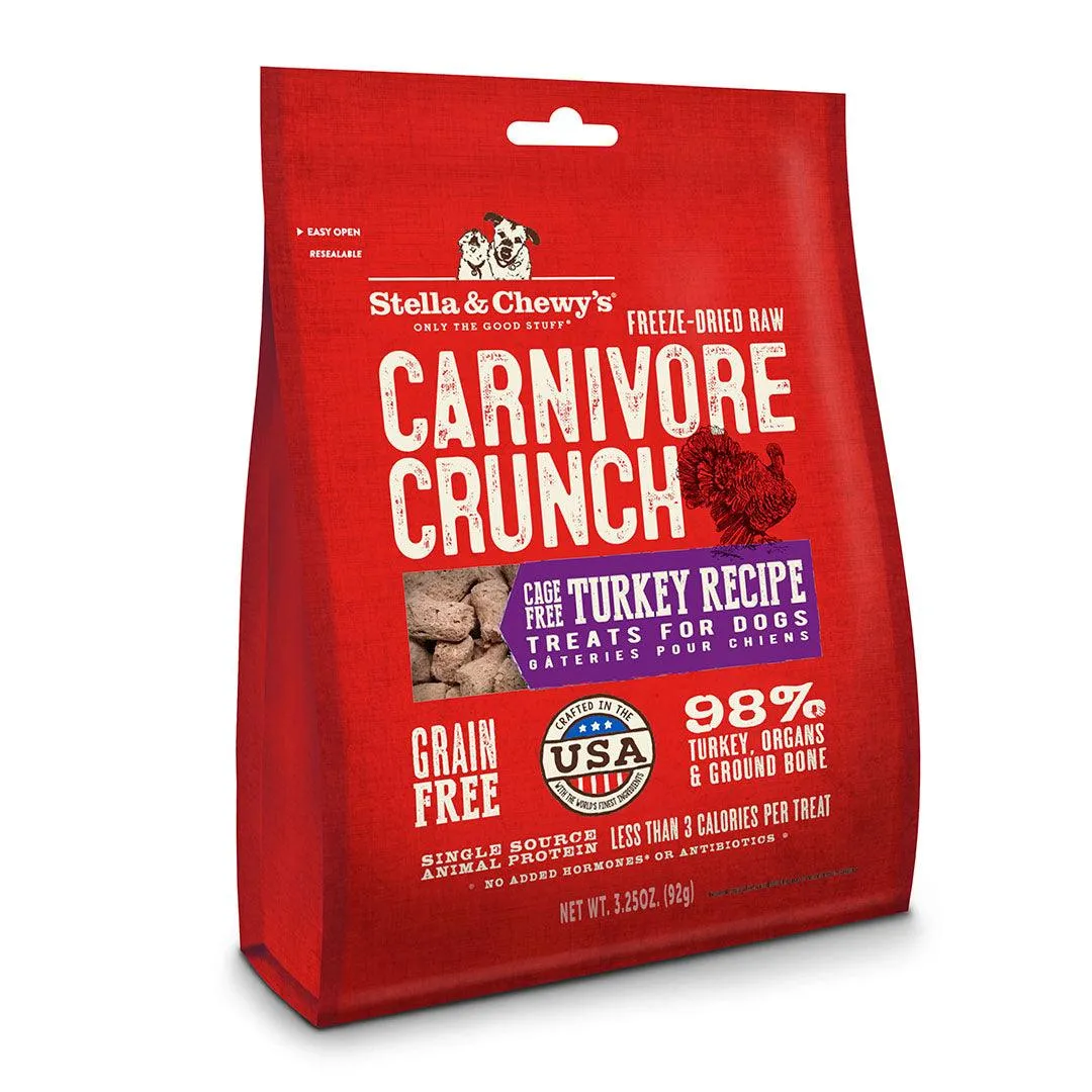 Stella and Chewy's Carnivore Crunch Freeze-Dried Treats for Dogs