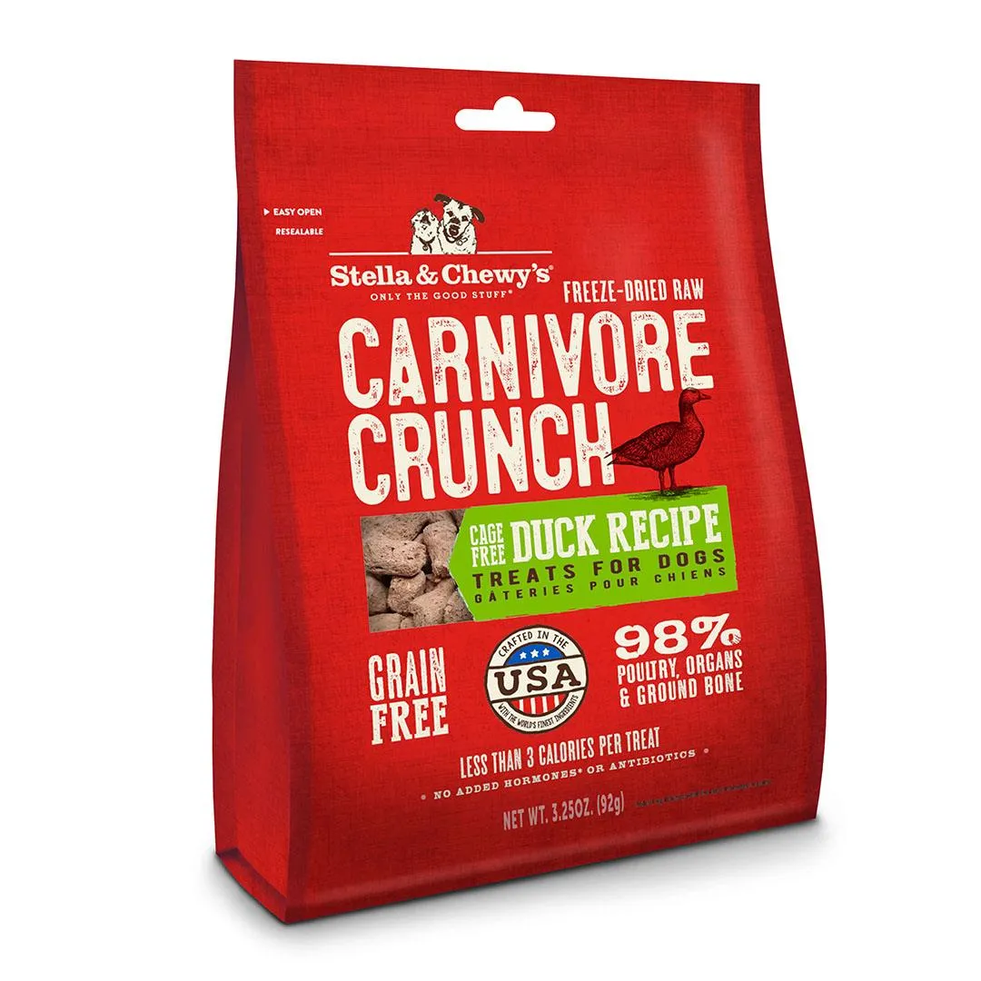 Stella and Chewy's Carnivore Crunch Freeze-Dried Treats for Dogs