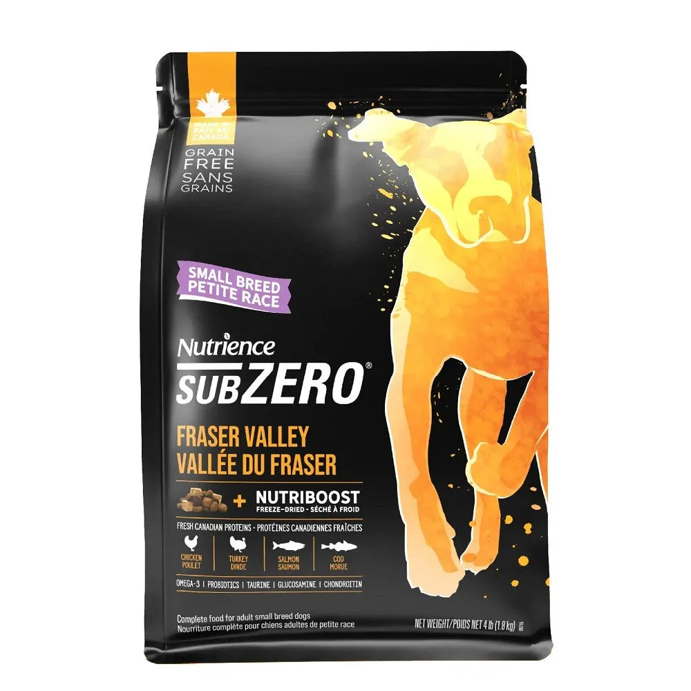 SubZero - Nutriboost Kibble Fraser Valley for Small Breed Pettite Race Dogs