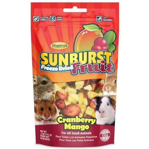 Sunburst Freeze Dried Cranberry Mango for Small Animals