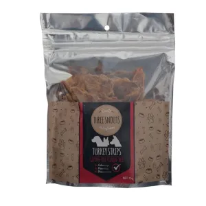 Three Snouts-Turkey Strips 75g