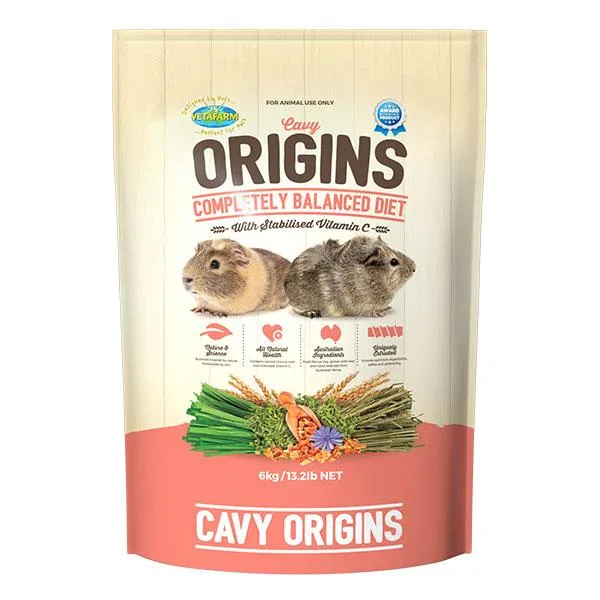 Vetafarm Cavy Origins Guinea Pig Food 6kg