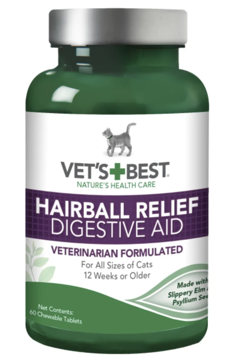 Vet's Best Cat Hairball Relief 60 Tab