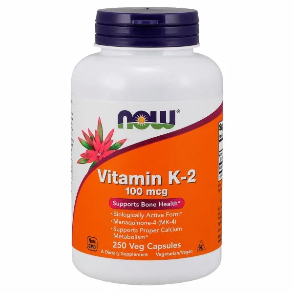 Vitamin K-2 250 Veg Caps By Now Foods