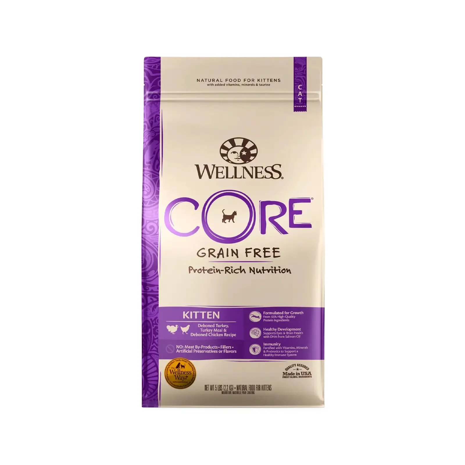 Wellness CORE - Grain Free Cat Food - Kitten 5lb