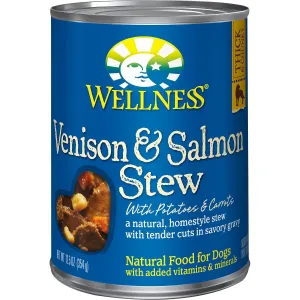 Wellness Venison & Salmon Stew Wet Dog Food