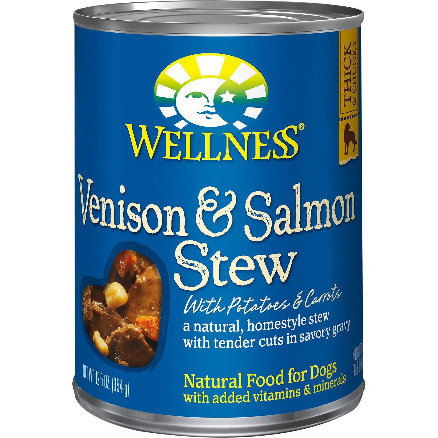 Wellness Venison & Salmon Stew Wet Dog Food