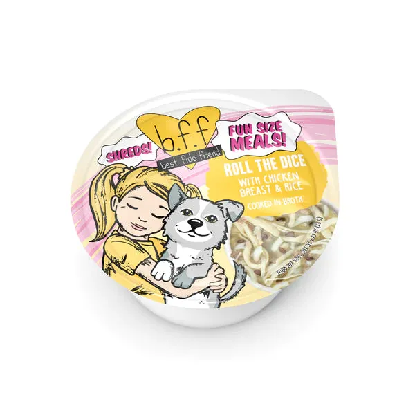 Weruva BFF Fun Size Meals  Roll The Dice with Chicken Breast & Rice