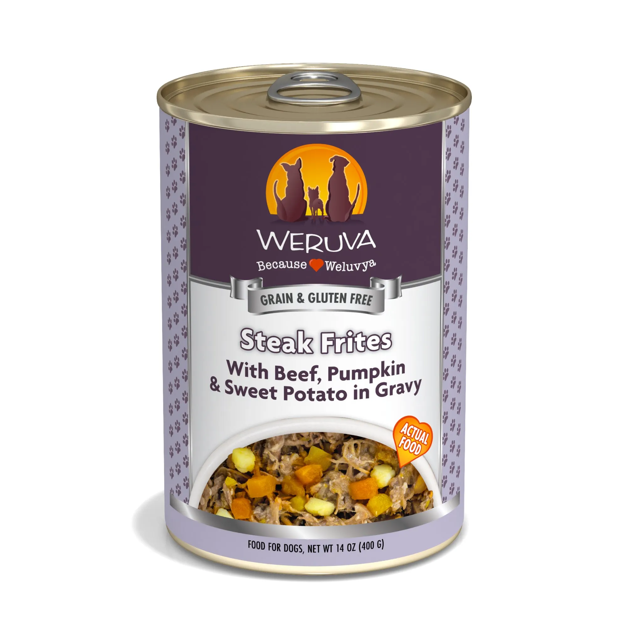 Weruva Dog Steak Frites 14oz