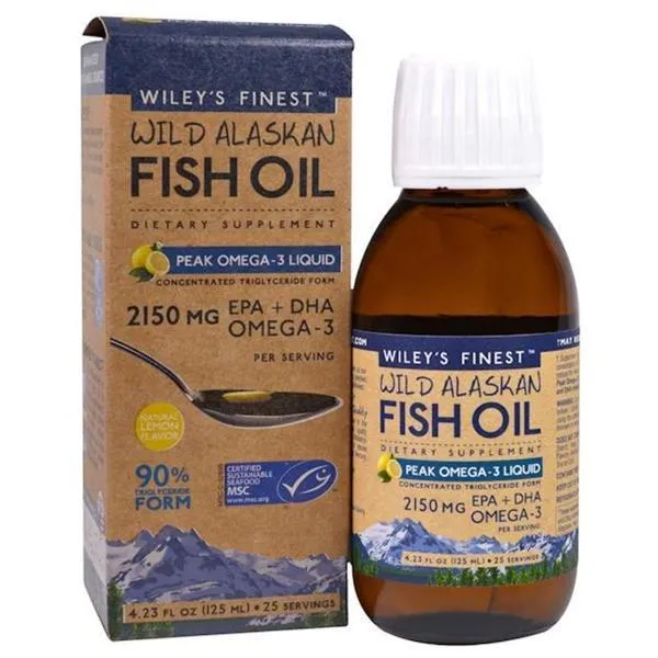 Wileys Finest Peak Omega 3 Liquid 125ml