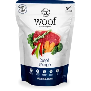 Woof Air-Dried Beef Dog Treats 100g